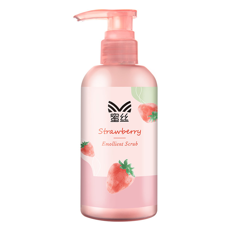 蜜丝草莓冰淇淋身体磨砂膏沐浴露 蜜丝身体磨砂膏/去角质膏