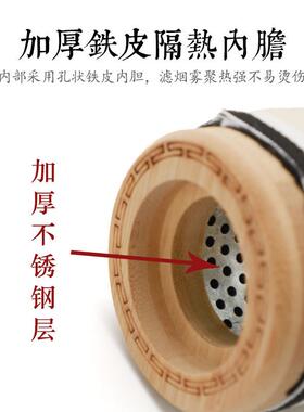 无烟艾灸盒子实木制腰部腹部艾灸箱随身灸家用全身通用背部大箱灸