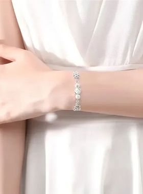 Fine 925 Sterling Silver Lucky Beads Bracelets For Women Lux