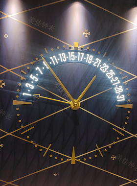定做仿制手表造型钟表大号手表外壳景观模型时钟异型飞返半圆大钟