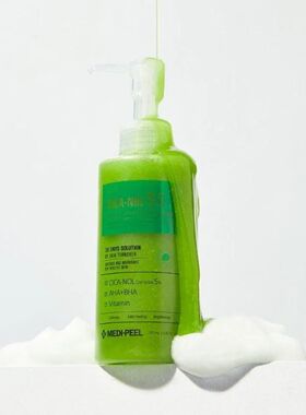 美蒂菲MEDL-PEEL进口韩国植萃积雪草B5双酸氧气护理洗面乳150毫升