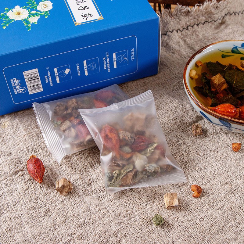 千韵花香菊苣栀子茶百合桑叶葛根组合代用清泡水喝酸高养生茶