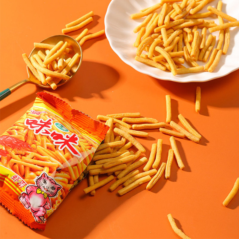 爱尚咪咪虾条薯片10g*20包网红礼包 聚味堂食品蔬菜干