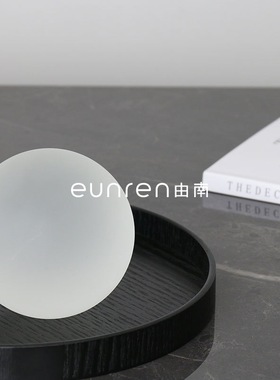 简约现代水晶球摆件摆件