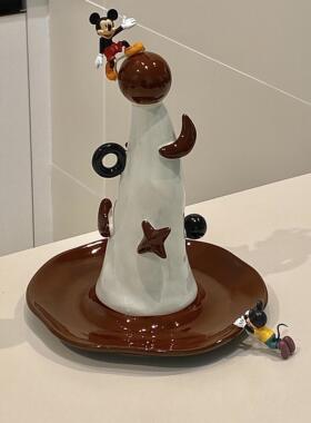 米奇入户钥匙收纳玄关摆件高颜值家用杂物首饰收纳盘耳饰置物架子