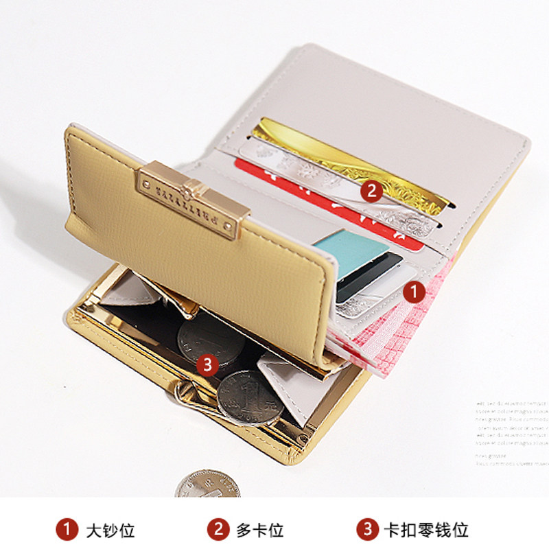 女士2021韩版新款印花短款零钱包 宝瑞芙钱包