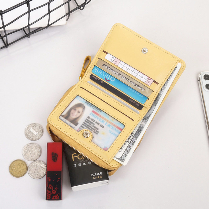 女士短款2022新款日系可爱心零钱包 宝瑞芙钱包