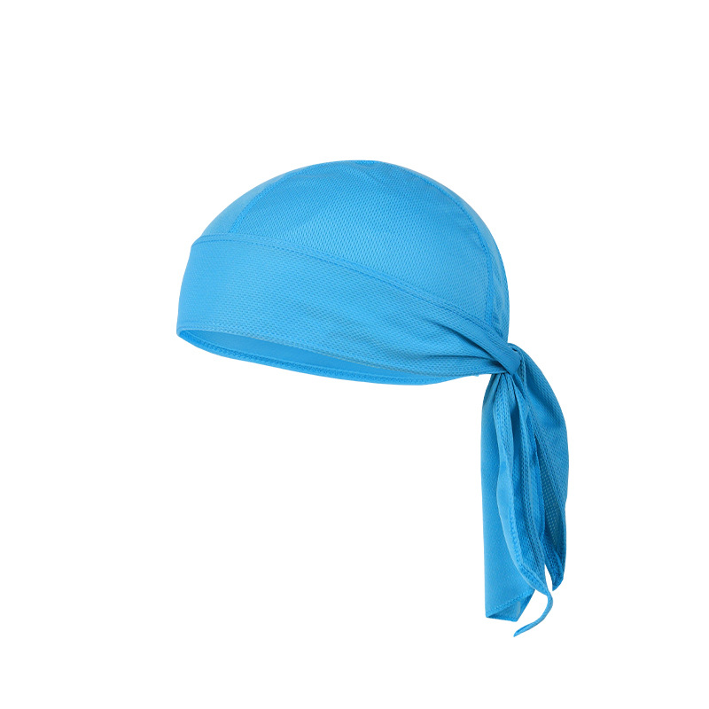 骑行头巾男女夏速干嘻哈街舞运动跑步健身篮球包头帽子海盗帽头套 - 图3