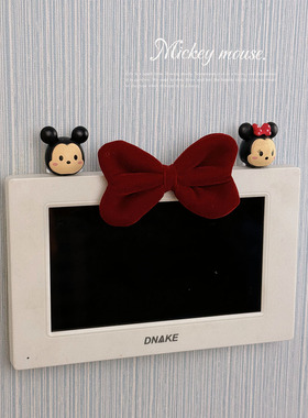 可爱卡通米奇可视机对讲门铃创意