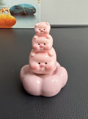 无网红树脂转转可爱治装饰摆件