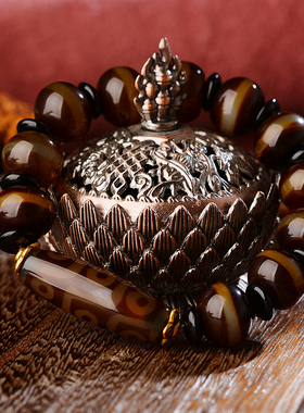 天然西藏真品老九眼珠药师