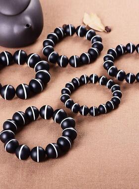 天然玛瑙手串男一线药师珠