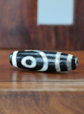 天然西藏真品二眼九珠项链