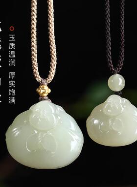 保真天然阿富汗玉弥勒佛