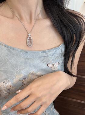 新中式天然高冰玻璃体宝