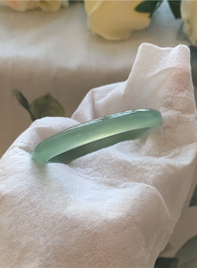 【珠帘碧荷】天然玛瑙高冰