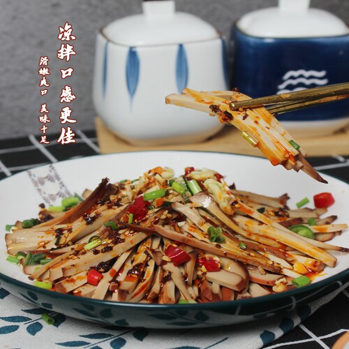 知江南鸡蛋干100克5袋装酱香味特产零食凉拌炒菜非豆腐干整箱批发 - 图1