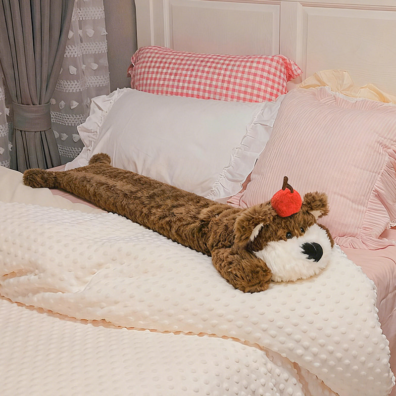 【床搭子~】毛绒热水袋注水长条被窝专用暖水袋加厚防爆热敷暖脚,淘宝优惠券,粉丝福利购,淘宝优惠卷