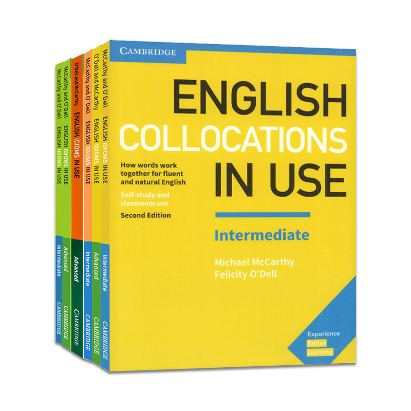 剑桥英语原版工具书English In Use惯语用书English Idioms In Use短语常用搭配 English Collocations in Use 动词Phrasal Verbs