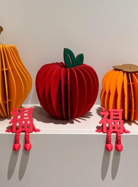 2026新年装饰品福字摆件客厅玄关桌面家居新年氛围感场景布置新款