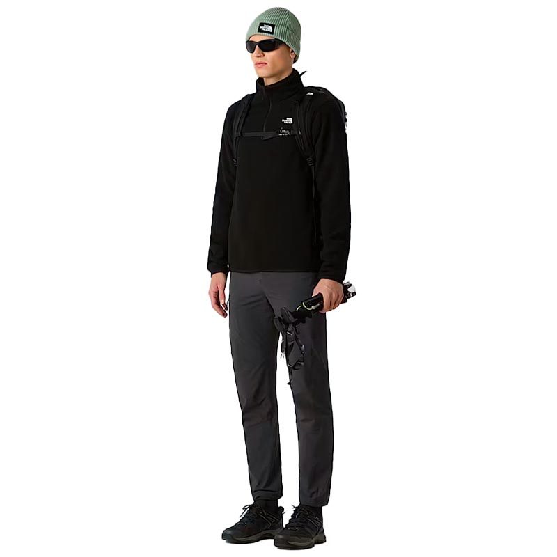 TNF北面美版男Glacier 1/4拉链轻量保暖中层户外通勤抓绒NF0A8D0Q - 图2