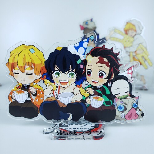 鬼灭之刃周边炭治郎灶门祢豆子我妻善逸嘴平伊之助动漫周边立牌 - 图1