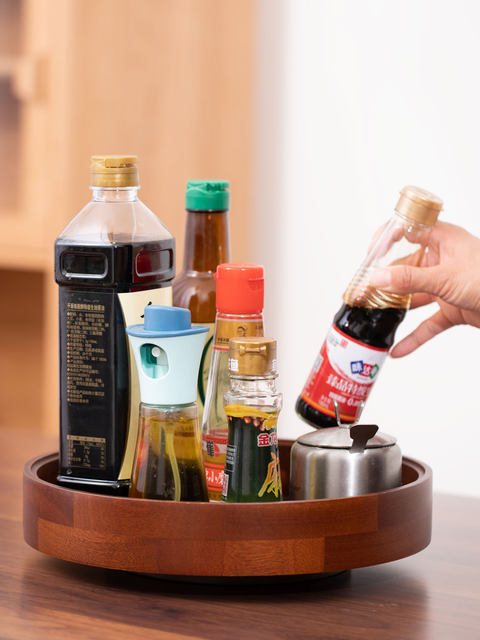 Shuai Xiangrui household round rotatable tray