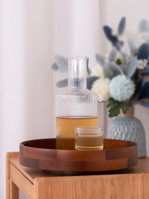 Shuai Xiangrui household round rotatable tray