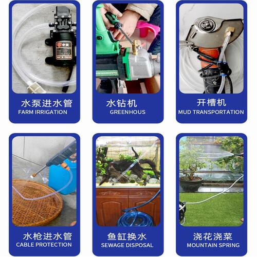 切割机水管接头配件水泵水钻机软管线槽台式角磨改开槽机专用快速 - 图3