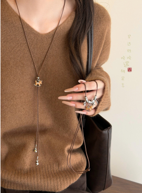 本命年小马项链小众设计配饰