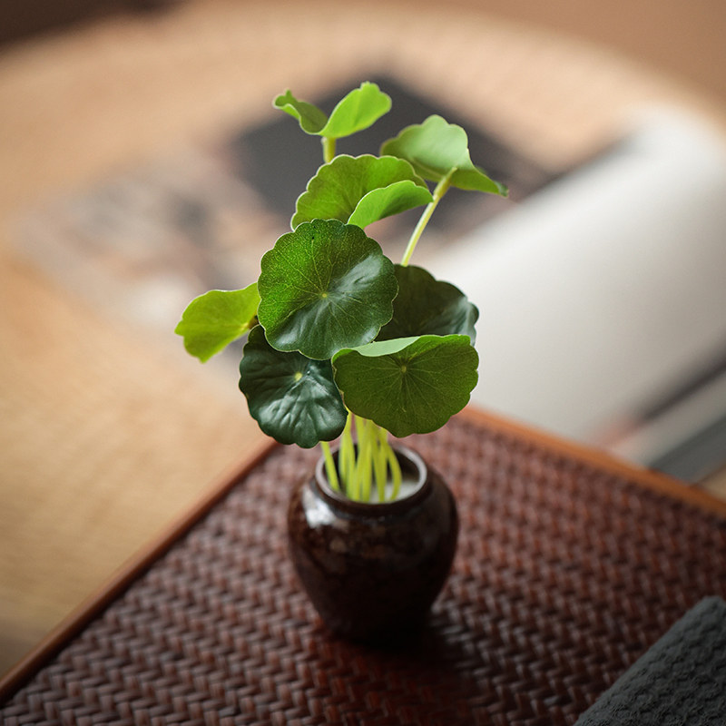 颂物 复古陶罐小花器摆件创意陶瓷迷你花缸 桌面博古架装饰品摆设,淘宝优惠券,粉丝福利购,淘宝优惠卷