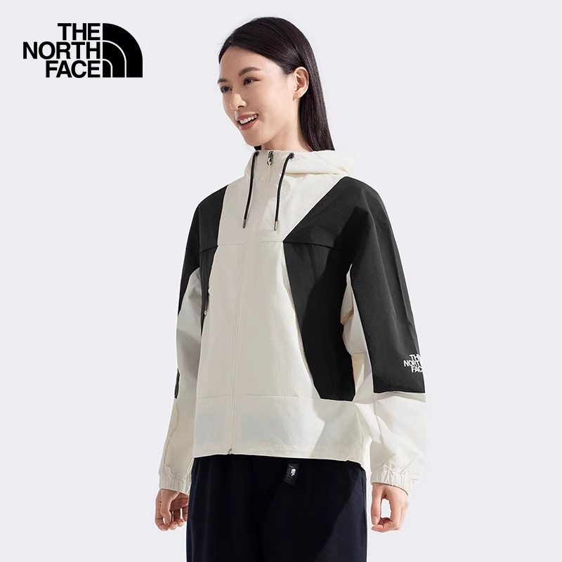 TheNorthFace北面防风夹克女25春夏新款户外防风连帽单层外套8EXC,淘宝优惠券,粉丝福利购,淘宝优惠卷