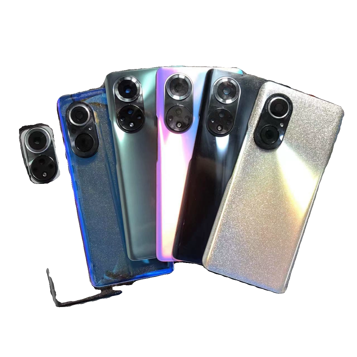 适用荣耀50Pro后盖改装玻璃honor50手机50SE原替换电池盖后外背屏