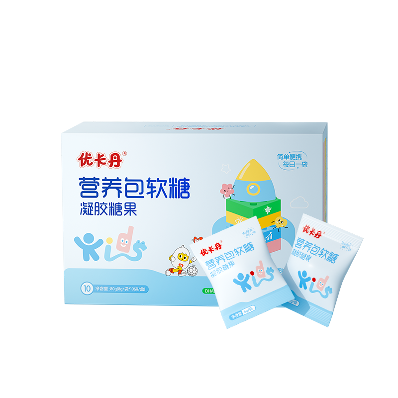 优卡丹儿童营养包软糖青少年蓝莓叶黄素乳酸菌氨基丁酸DHA综合品,淘宝优惠券,粉丝福利购,淘宝优惠卷
