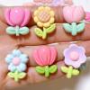 Glossy resin diy accessories sunflower tulip