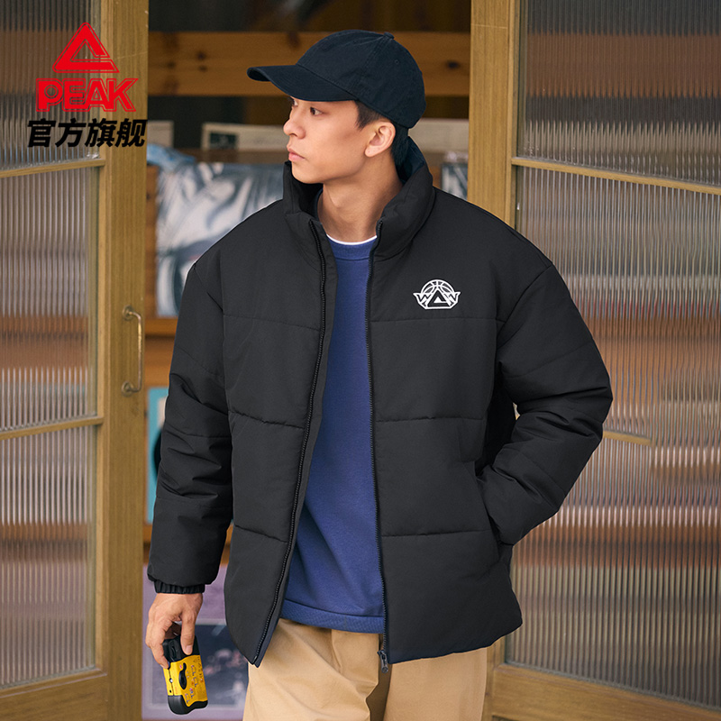 匹克篮球文化系列厚棉衣棉服24年冬新品保暖防风外套休闲上衣男女