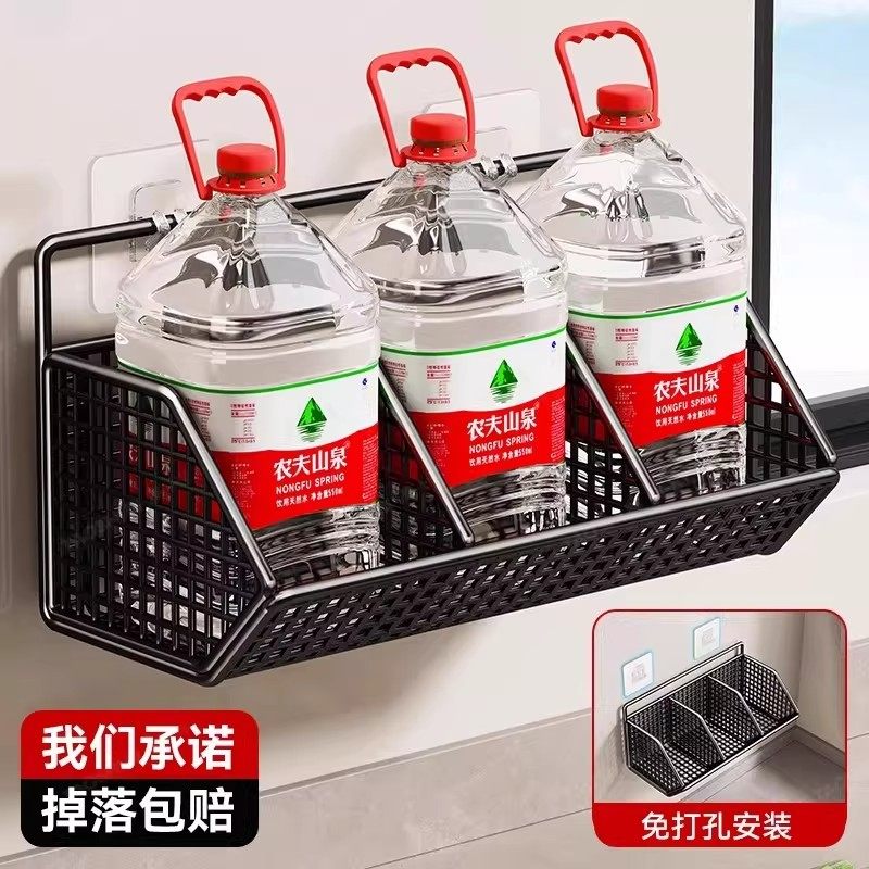 葱姜蒜收纳盒厨房多功能置物架墙挂式菜篮子墙上壁挂神器备莱盘,淘宝优惠券,粉丝福利购,淘宝优惠卷