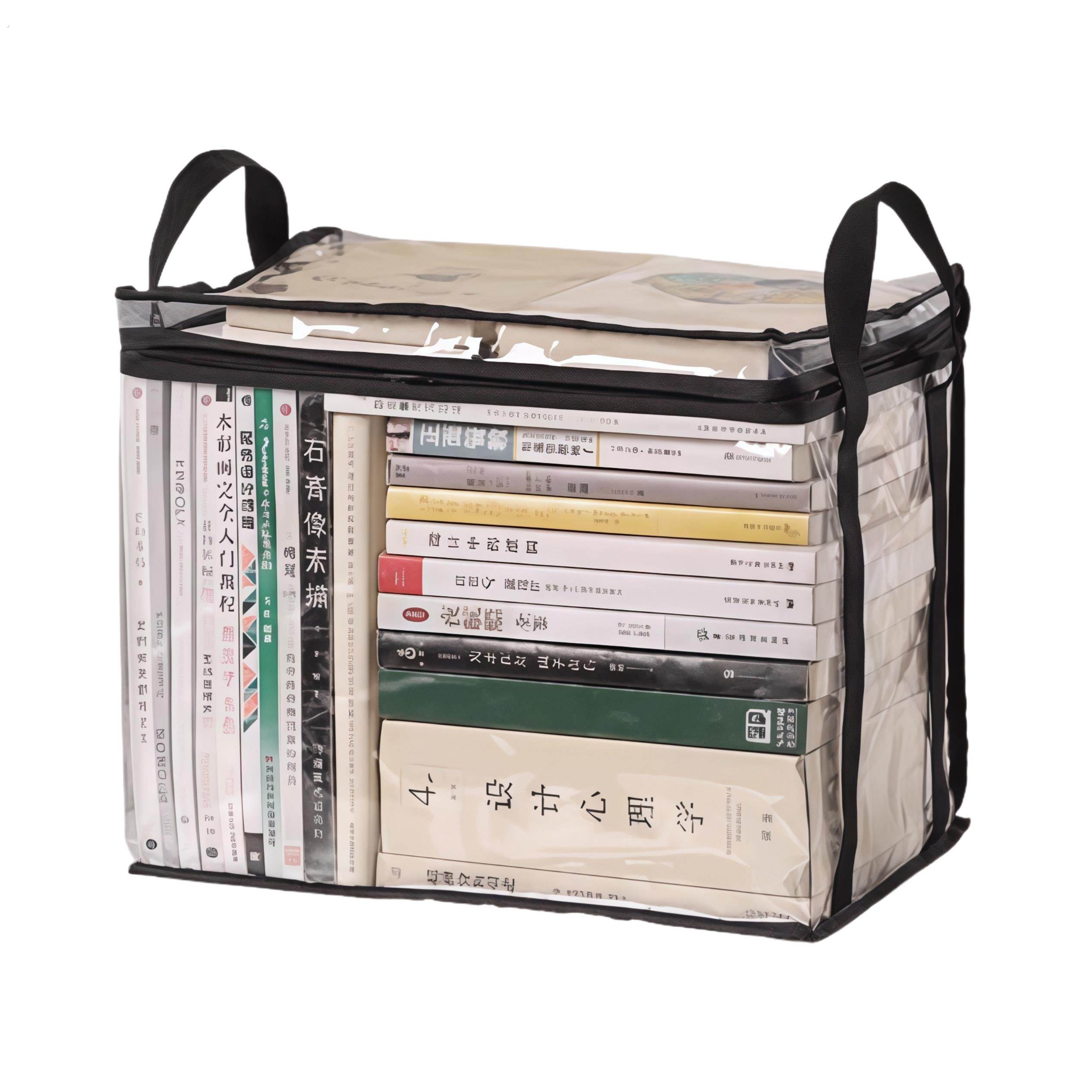 旧书收纳箱神器书本收纳袋学生书架整理袋大容量防尘透明家用防潮,淘宝优惠券,粉丝福利购,淘宝优惠卷