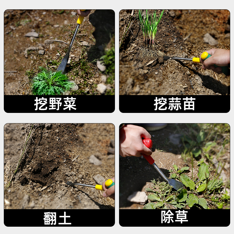 挖野菜神器铲子挖土种菜专用工具除草铲刀起苗铲神器挖荠菜园艺铲 - 图3