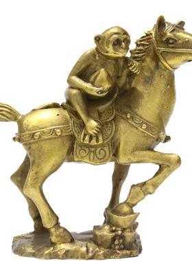 铜马发财马摆件装饰马家居饰品马上有钱生肖马摆件精品
