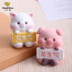 Don’t be angry and give the little pig table decoration to your mother