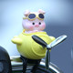 Scooter decoration accessories children's bicycle pendants
