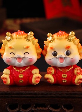 2026马年摇头貔貅吉祥物桌面摆件