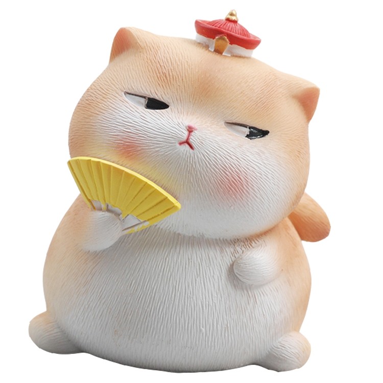 故宫御猫文创伴手礼桌面治愈系摆件解压猫咪手办工位装饰生日礼物