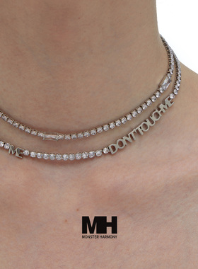MonsterHarmony闪锆双层项链