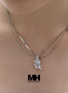 MonsterHarmony吊坠双层叠戴女