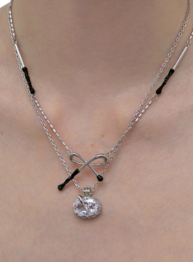 MonsterHarmony蝴蝶结火柴项链