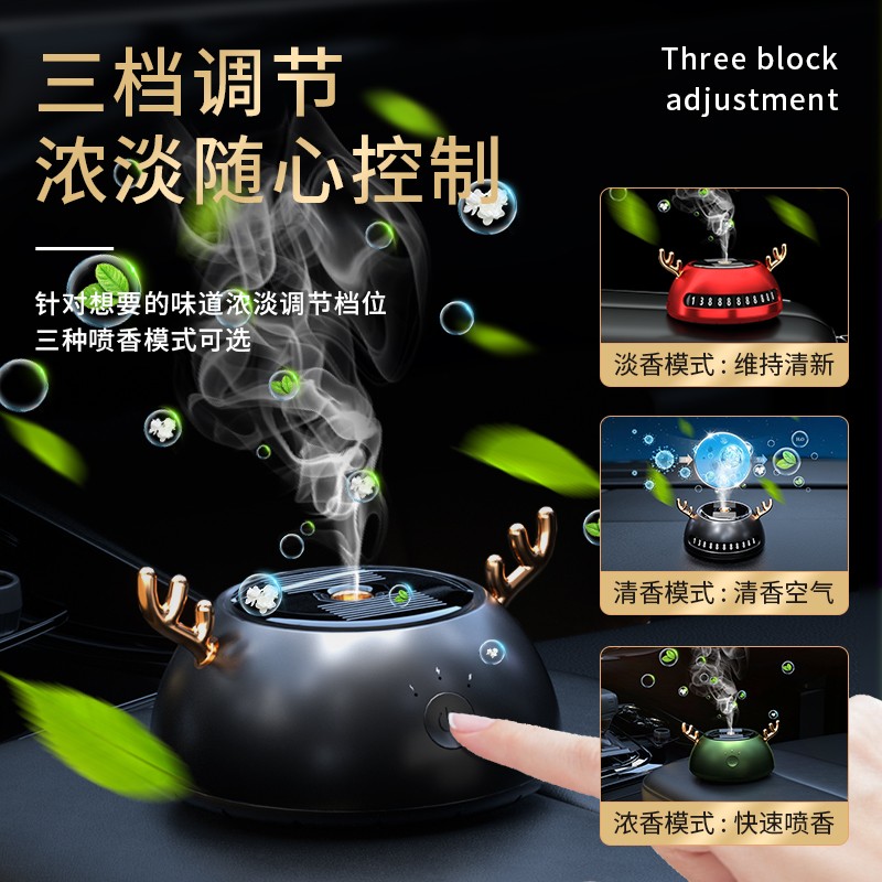 车载临时停车号码牌电话挪车牌汽车留号器移车牌创意香薰高档摆件