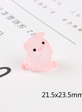 网红小猪公仔立体摆件粉色猪猪