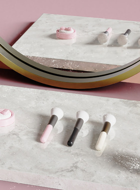 微景观创意仿真香水瓶娃娃屋迷你化妆品口红粉饼指甲油模型小摆件